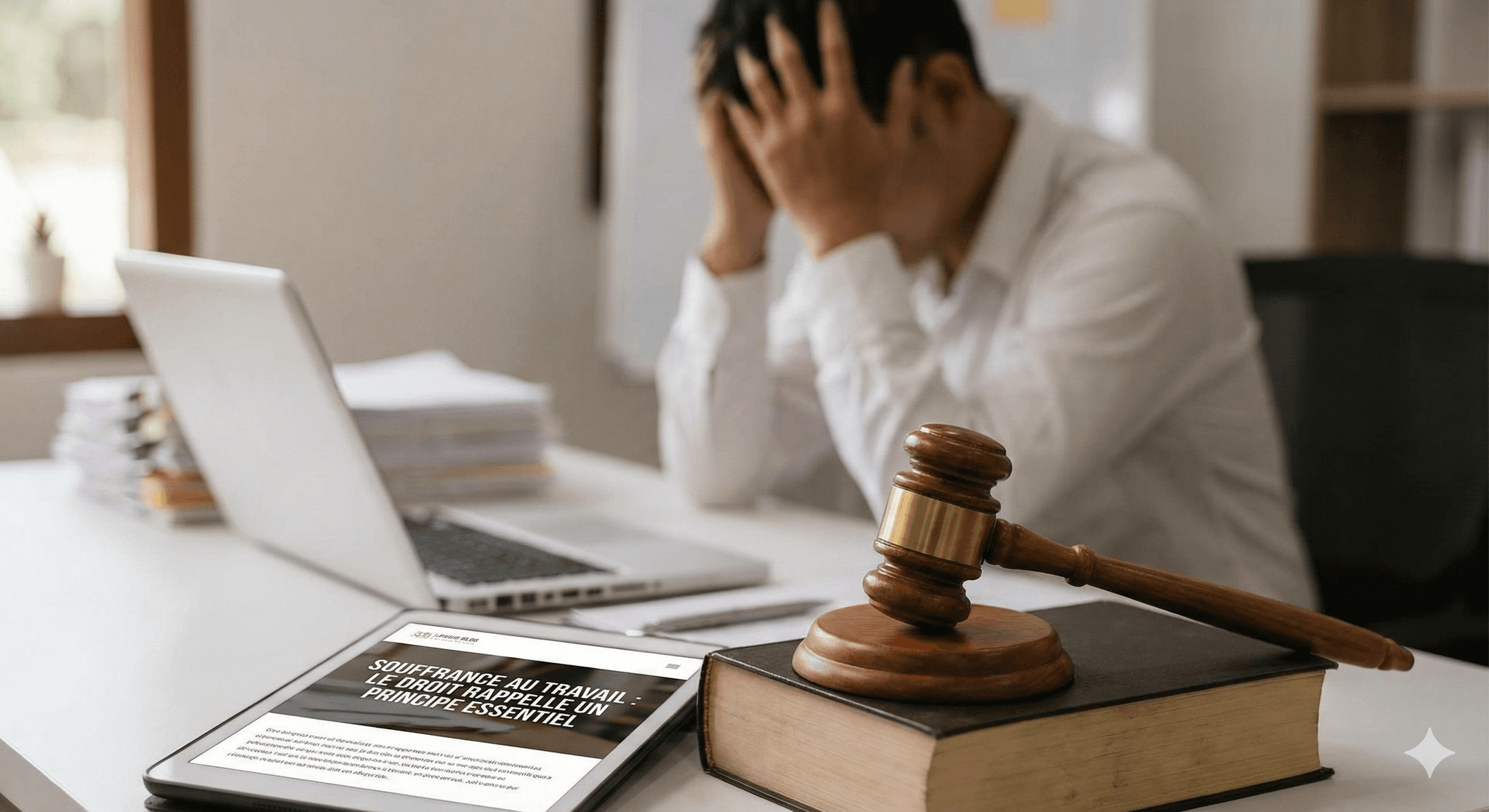 Souffrance au travail, surcharge, pression silencieuse : le droit rappelle un principe essentiel